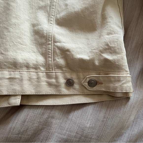 TOPSHOP Moto Shearling Denim Jacket - Picture 6 of 8